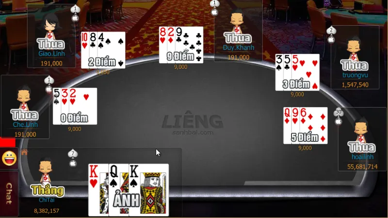 Kinh nghiệm thực chiến nâng tỷ lệ thắng khi chơi Liêng