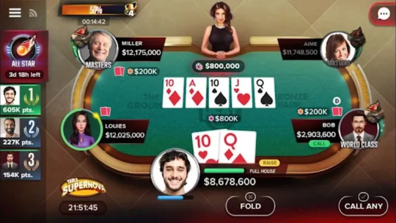 Tổng quan về game bài Texas Poker đổi thưởng